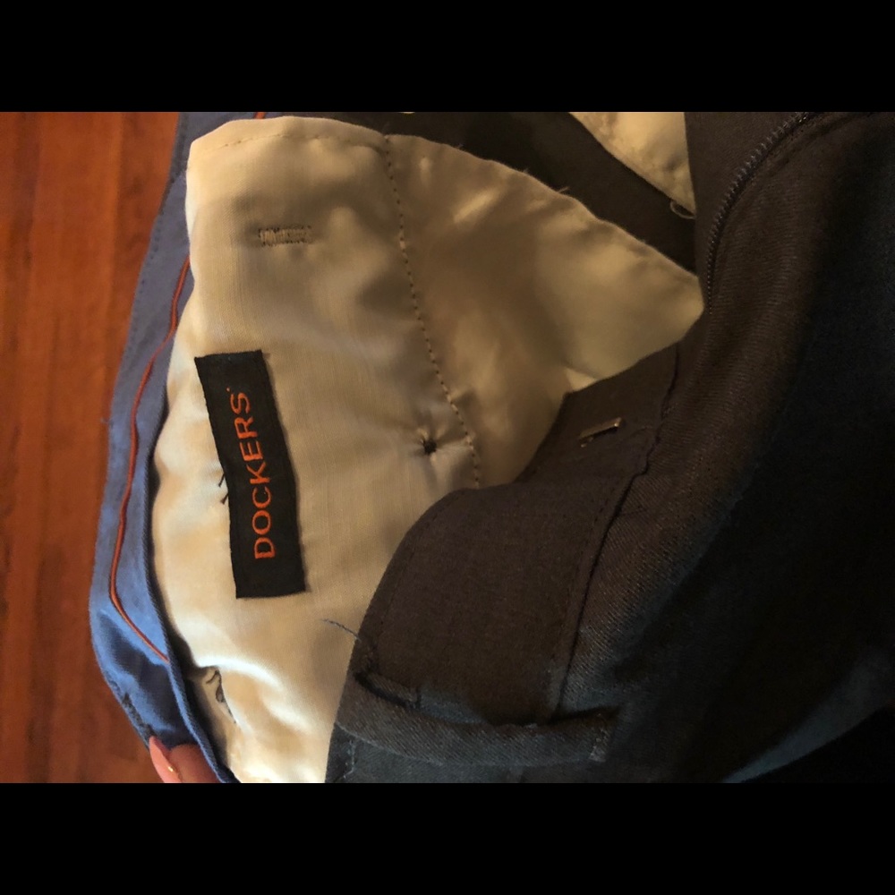 Gray Docker Slacks - Picture 2 of 2